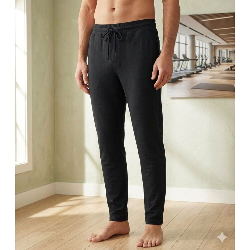 Outdoor Voices CloudKnit Pants Mens L Gray Performance Athleisure Drawstring